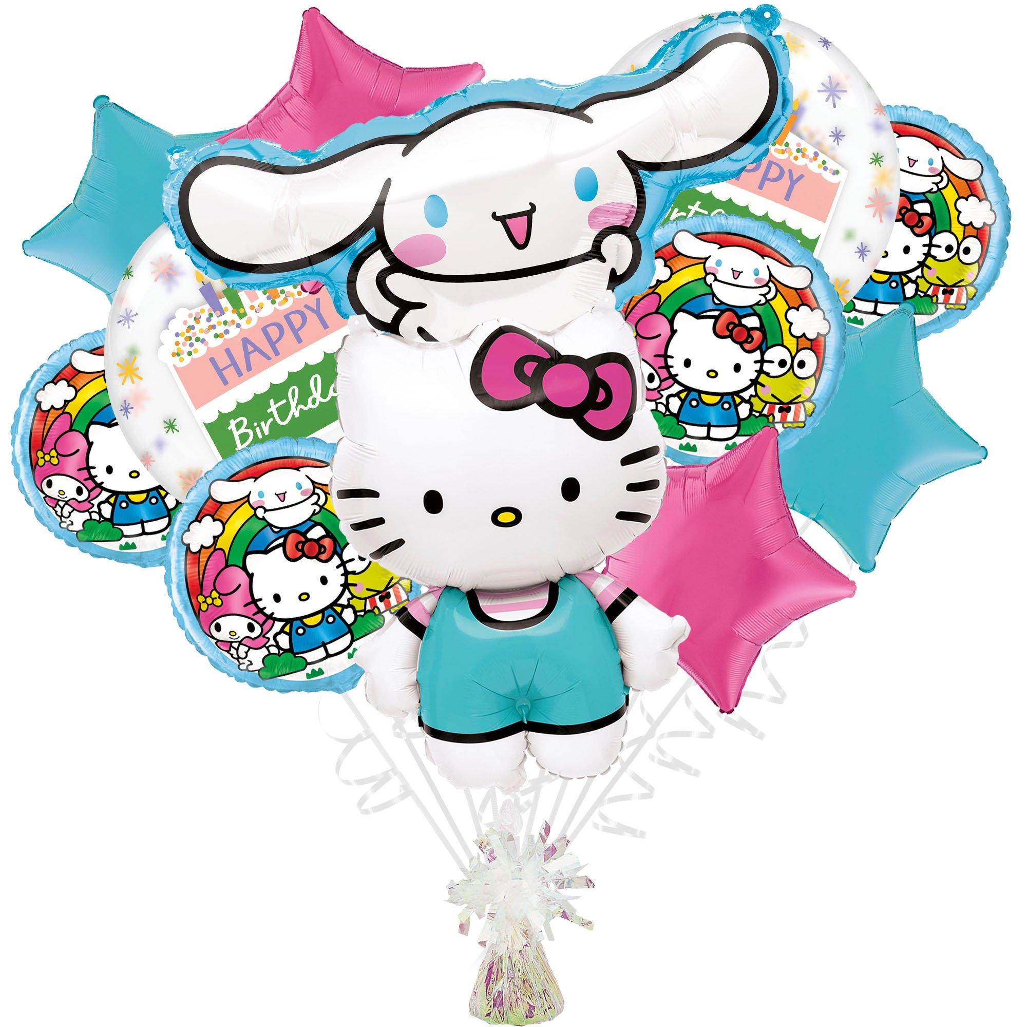 Hello Kitty & Friends Foil Balloon Bouquet with Balloon Weight